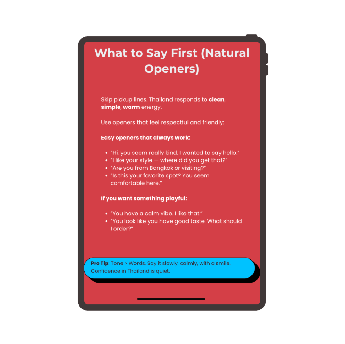 How to Flirt with Thai Women Mini Guide™