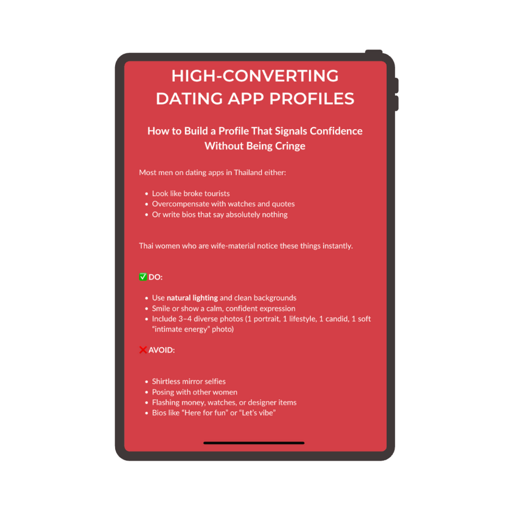 The Thai Dating Toolkit™