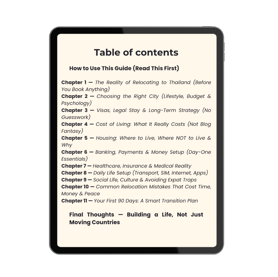 Thailand Relocation Blueprint (2026 Edition)™