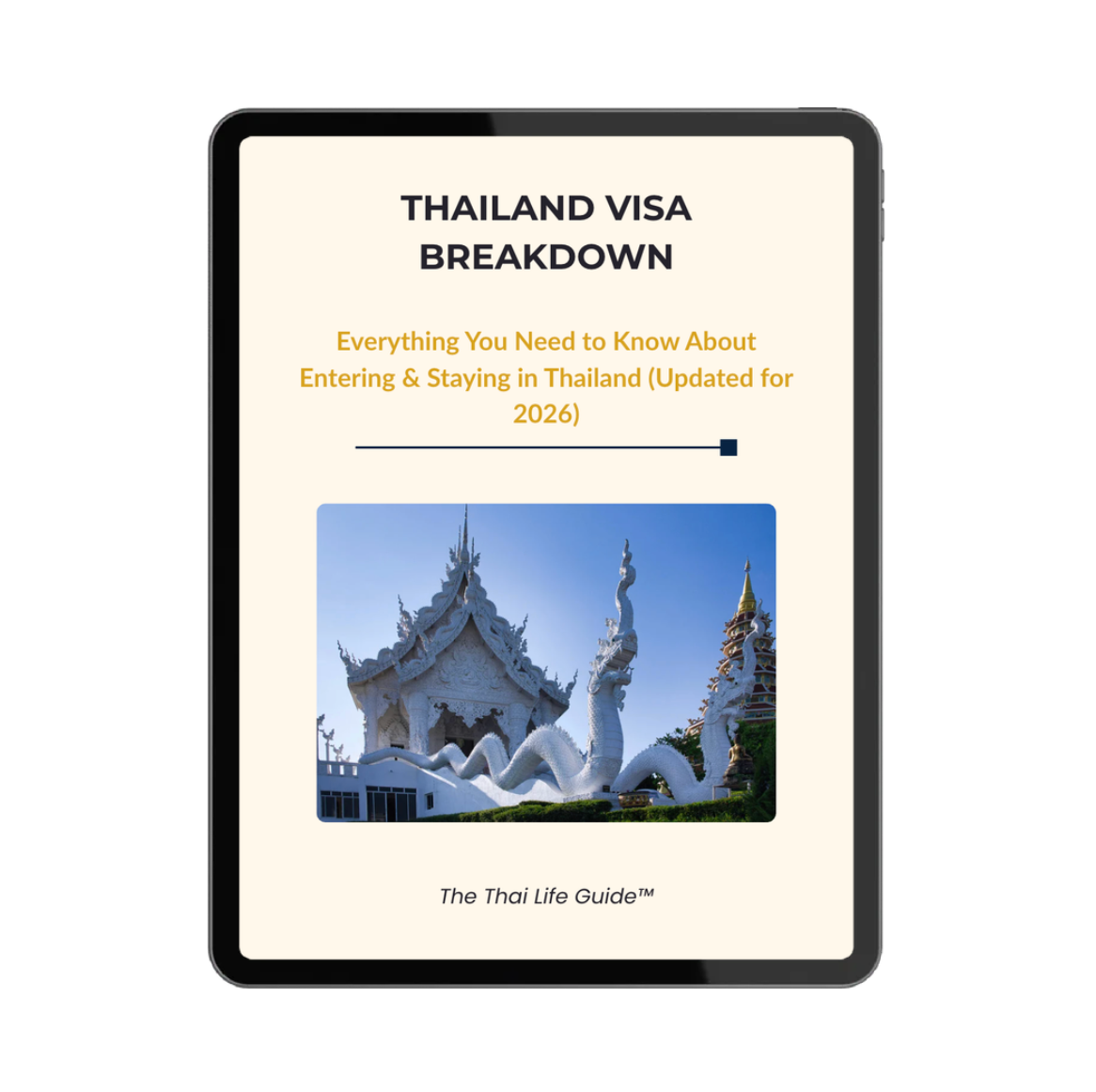 Thailand Visa Breakdown™ — Mini Guide (2026 Update)