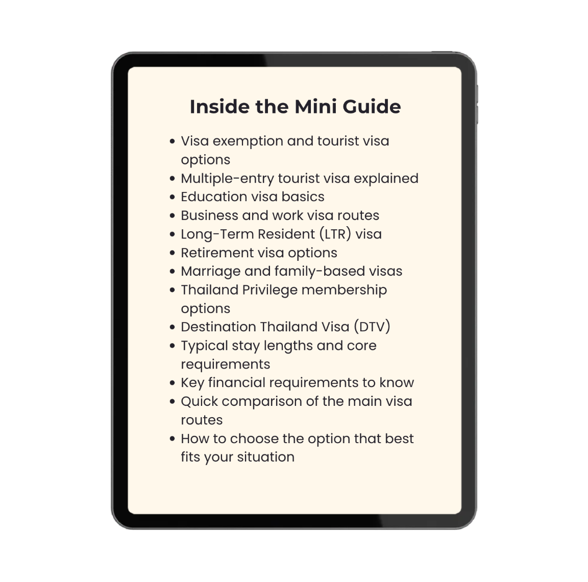 Thailand Visa Breakdown™ — Mini Guide (2026 Update)
